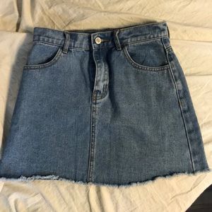 Brandy Melville jean skirt